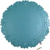 Nappe 5 pièces/lot antidérapant imperméable Anti-brûlure tapis dentelle ronde Imitation cuir napperon assiette Pot bol coussin d'isolation thermique