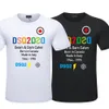 DSQ2 2023メンズプリントシャツTシャツブランドブランドシンプルなストリート半袖のカジュアルクラシックファッションパーソナリティトレンド