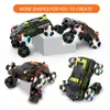 Six Wheel Spray RC Stunt Car 4WD Swing Arm Drift Vehicle Gesture Induction Deformation Remote Control Car with Light Boy RC Toys