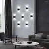 Wandlamp Xinteli Rond Zwart En Wit Binnen Nordic El Decoratief Slaapkamer Nachtkastje BB Lampen Backgr