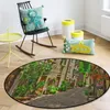 Carpets Italie Street House Flower Pot Retro Carpet Kids Room Room Area Riscus Mat à plancher antidérapant moderne pour chambre à coucher DÉCOR