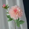 Wholesales Hot Selling 2 Heads Artificial Dahlia Single Branch Silk Decorative Artificial Gerbera Daisy Home Christmas Decoration Gifts
