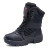 Buty zimowe męskie buty pluszowe ciepłe na zewnątrz mężczyźni śnieżne buty platforma wodoodporna mężczyzn butów wojskowych klasyczne buty motocyklowe 231108