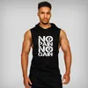 Partihandel mens tank tops sport västar bomull med hoodies ny bodybuilding t skjortor m l xl xxl