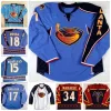 عتيقة أتلانتا Thrashers 17 Ilya Kovalchuk Hockey Jerseys 18 Marian Hossa 15 Dany Heatley Zach Bogota Johan Hedberg Kari Lehtonen Thorburn