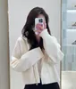 High-end Womens Sweater Autumn Winter Zipper Hooded Sweater Loose Long-sleeved Knitwear Designer Hoodie Women Casual Knitted Cardigan Coat