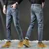 Designer pour hommes de créateurs automne et hiver nouveau jeans de qualité pour hommes slim slim small pieds pantalons longs mode v5Ez