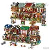 Blocks Mini Block City China Street traditional features model DIY assembled toys for children educational surprise gifts R231109