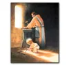 ジョセフ大工クラシックイエスペインティングアートワーク宗教ヴィンテージポスターホームデコアレトロキャンバスウォールアート写真r5373183