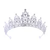 Bling pärlor kristaller bröllop kronor 2024 headpieces brud diamant smycken strass huvudband hår krona tillbehör parti tiara