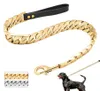 32 мм прочная цепочка для поводка для собак из нержавеющей стали, ошейник, прочная цепочка для собак золотого и серебряного цвета для средних и больших собак, бульдога Pitbull6358129