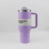 1pc New Quencher H2.0 40 Unzen Edelstahl Tumblers Tassen mit Silikongriff Deckel und Stroh 2nd Generation Car Becher Vakuum isoliertes Wasserflaschen mit Logo G8821