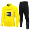 23 24 Haaland Dortmund Soccer Courseys Tracksuit 22 23 24 Set Bellingham Hummels Men and Kids Futbol do Football Training Suit Thawging Chandal Kit