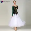 Stage Wear Women Ballroom Dance Jurk Moderne Dessen Ball Dancing Performance Costumes Girl's Waltz Tango Full-Skirted My795