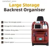 Bilarrangör Back Seat Storage påse med vikbar bordsbricka Tablett Holder Tissue Box Auto Protector Accessories Q231113