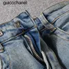 Nova marca de moda 23ss calças jeans masculinas calças compridas de algodão calças masculinas famosas calças jeans clássicas femininas