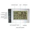 Freeshipping Digital Wireless Weather Station with Universal Thermometer Hygrometer Sauna Temperature Digital Alarm Clock 4 Transmitter Rnap