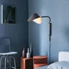 Wandlampen moderne lamp E27 zwart licht voor loft slaapkamer bedgebied woonkamer Nordic Miroir Led Salle de Bain