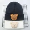 Berets Adult Child Winter 3D Creative Plush Dolls Increase Beanies Skull Hat Men Women Outdoor Keepwarm Bear Decorative Cold Caps Zj14