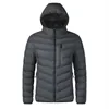 Hommes vers le bas Parkas automne hiver hommes chaud imperméable veste manteau à capuche décontracté marque coupe-vent vêtements épais chapeau mâle 231109