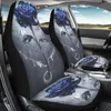 Car Seat Covers Gothic Rose Design Vehicle Comfortable Set Of 2 Front Seats Only Universal Fit Most Sedans Truck Slip-Resistant