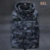 Men's Vests Camouflage Vest Men Fashion Sleeveless Jackets 7XL Plus Size Spring Autumn Camo Coat Male Big 8XL 231109
