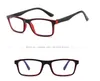 Lunettes de soleil rétro hommes lunettes carrées cadre mode ordinateur lunettes femmes Anti-lumière bleue Transparent clair rose plastique