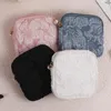 Sacs de rangement Mini sac cosmétique fleur texture serviette de grande capacité voyage essentiel pour serviettes rouges à lèvres serviettes de tante compact