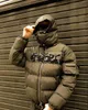 Women's Down Parkas High Street Fashion Letter Printed Puffer Kapeta zdejmowana dla mężczyzn i kobiet HARAJUKU Casual Loose Jacket Spring and Autumn J231109