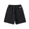 Shark designer sweater mens womenChaopai BAPE Little Ape Man Embroidery AOP Letter Tie Rope Casual Shorts Middle Pants