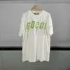 Das neue Kurzarm-Sportbekleidungsset für Herren und Damen des Luxusdesigners Shirt Selbst entworfenes Summer Green Lightning Blade Print Couple Kurzarm-T-Shirt Loose Fit