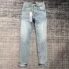 Purple-Brand Fashion Mens Jeans Cool Style Designer Denim Pant Distressed Ripped Biker Black Blue Jean Slim Fit Motorcycle Jazdum