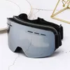 New polarized anti-fog cylinder ski mirror box set, outdoor snow hiking goggles PF