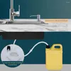 Dispensador de jabón líquido para fregadero, bomba de loción integrada, extensión de cabezal, Kit de tubo de silicona para accesorios de baño y cocina