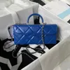 23K Otoño e invierno Nuevo producto Diseño de lujo Moda para mujer Bolso clásico Cuero de alta calidad Atmósfera simple Súper versátil Bolso bandolera de un solo hombro