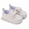 Pierwsi spacerowiczowie urodzeni Baby Prewalker Dziewczęta chłopcy swobodne buty skórzane niscon Softsole niemowlę maluch 018m Chrzty 231109