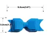 Hair Accessories 50PCS 9.2CM Layer Non-Woven Felt Bows With Clips For Boutique Fabric Bow Kids Headbands