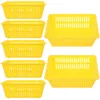 Set di stoviglie 7 pezzi Cestino portamonete Decorativo multiuso Mini cassetti portaoggetti Piccoli cestini in plastica Contenitori vari Valuta di gioco