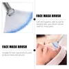 Makeup Brushes 4st Brush Fan Shaped Mud Applicator Moisturizers Foundation Tool White Highlighter