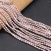 Loose Gemstones Real Natural Freshwater Pearl Rice Beads Spacer Pearls For Jewelry Making DIY Necklace Bracelet Accessories 3-4mm