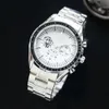 OME New Five Needles Stitches Luxury Mens Watches Quartz Watch عالية الجودة أعلى ماركة مصممة على مدار الساعة