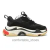 Designer Triple S Casual Chaussures Hommes Femmes Plate-forme Baskets Clear Sole Noir Blanc Beige Foncé Rouge Gris Vert Hommes Baskets Chaussure De Plein Air