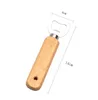 Party Favor Wood Handle Beer Bartender Bottle Openers Läskdrycker Bottöppnare Gravering Anpassad logotyp