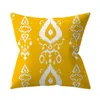 Oreiller/marque décorative nordique géométrie jaune cas mode moderne Art abstrait oreillers étui canapé voiture canapé décoratif Thro