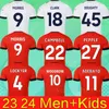 23 24 Lokonga MORRIS Camisas de futebol Kids Kit 2023 2024 Camisa de futebol Fan Maillot Foot WOODROW ADO BURKE CAMPBELL Home Away Terceiro 3º Treinamento