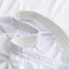 Tovaglia bianca di qualità Spandex alta copertura per cocktail per matrimoni, eventi, feste, decorazioni, tovaglia elastica per bar a secco