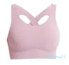 Yoga Summer New Women's Vest With Chest Pad Sports Fitness Yogas Sports Running Beautiful Back Round Neck Cross Women