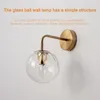 Wall Lamp Light Nordic Style Glass Ball With Cable Fixtures Home Decoration Bedroom Kitchen Dining Room Supplies