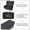 Bilarrangör Bil Charging Cable Storage Bag Jumper Carry Bag For Electric Car Storage Organizer Cables Cords Slanges Fire retardant EV Laddning Q231109