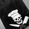 Herr t skjortor sommar cool t-shirt män kort ärm matlagning skalle hatt grill master t-shirt rolig tee o-hals skjorta streetwear toppar